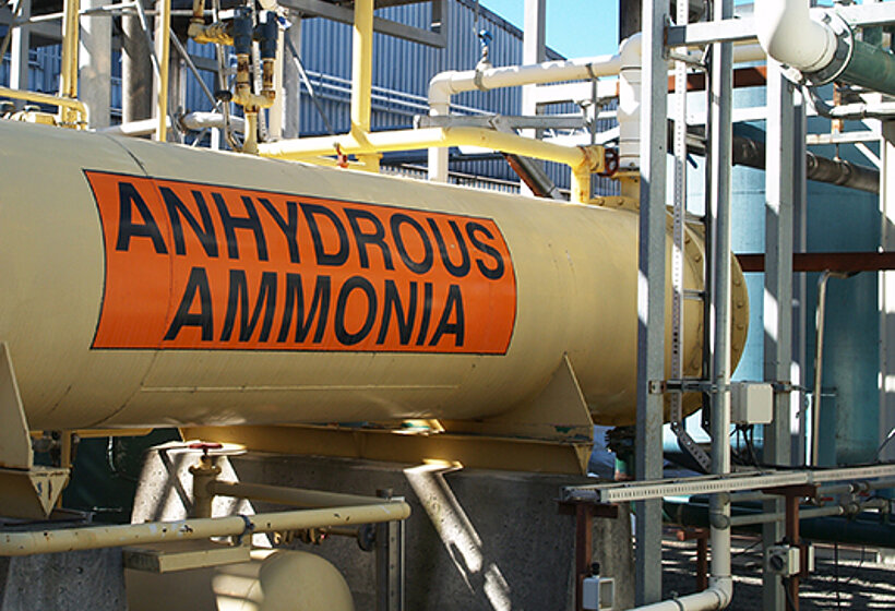 Pompage de l'ammoniac